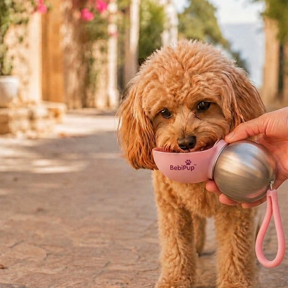 Dog Water Bottle & Bowl