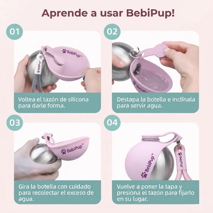 Dog Water Bottle & Bowl